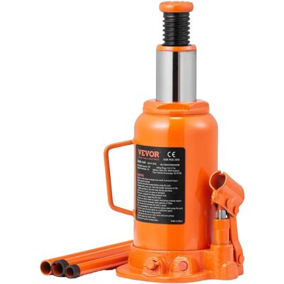 Vevor Cric hydraulique à bouteille - 20 Tonnes, Ajustable, Longue Poignée - Outil de levage lourd - Publicité Vevor Cric hydraulique à bouteille - 20 Tonnes, Ajustable, Longue Poignée - Outil de levage lourd - Publicité