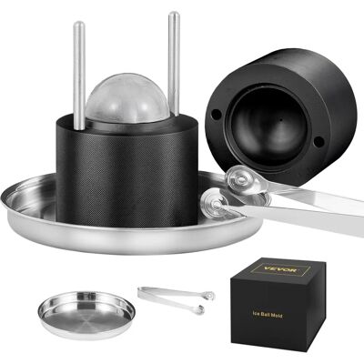 Vevor Eiskugel Presse - 2,4 Zoll - für 60mm Eiskugel - Whiskey & Cocktail Vevor Eiskugel Presse - 2,4 Zoll - für 60mm Eiskugel - Whiskey & Cocktail