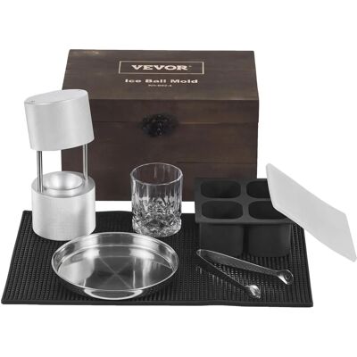 Vevor Eiskugelpresse Kit - 2,4 Zoll Kugel für Whisky & Cocktails Vevor Eiskugelpresse Kit - 2,4 Zoll Kugel für Whisky & Cocktails