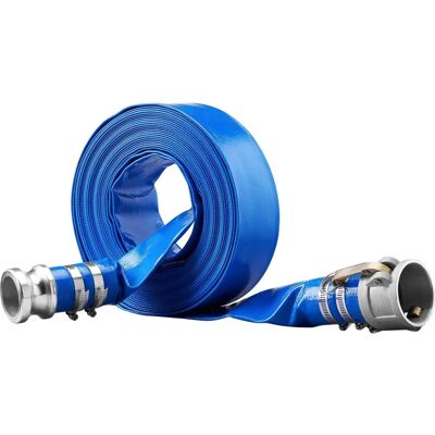 Manguera de lavado inverso Vevor - Manguera de descarga de piscina de PVC resistente con conexiones Camlock Manguera de lavado inverso Vevor - Manguera de descarga de piscina de PVC resistente con conexiones Camlock
