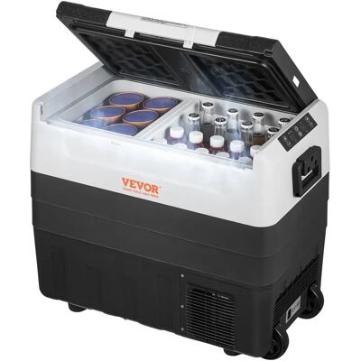 Vevor Réfrigérateur Congélateur Portable pour Voiture Compresseur 58qt Double Zone - Publicité Vevor Réfrigérateur Congélateur Portable pour Voiture Compresseur 58qt Double Zone - Publicité