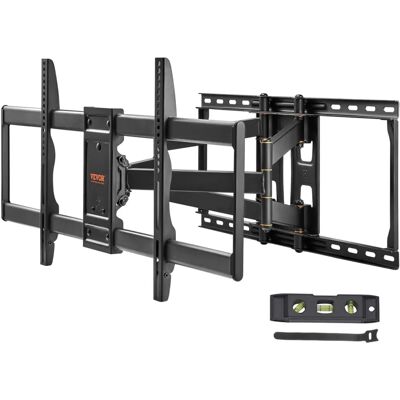 Support TV à mouvement complet Vevor - Supporte 37-90 pouces, VESA max 600x400mm - 75 kg - Publicité Support TV à mouvement complet Vevor - Supporte 37-90 pouces, VESA max 600x400mm - 75 kg - Publicité