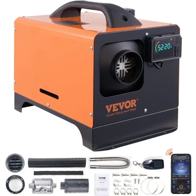 Vevor Diesel Ilma-lämmitin - 5KW Bluetooth LCD Kaikki-yhdessä autoon RV:hen Vevor Diesel Ilma-lämmitin - 5KW Bluetooth LCD Kaikki-yhdessä autoon RV:hen