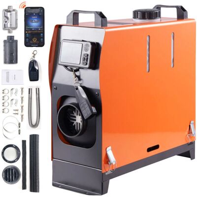 Vevor Diesel Ilma-Kahtain - Kannettava 8KW 12V Bluetooth LCD Vevor Diesel Ilma-Kahtain - Kannettava 8KW 12V Bluetooth LCD