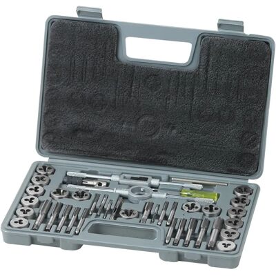 Vevor Set de tarauds et matrices - 40 pièces SAE - Publicité Vevor Set de tarauds et matrices - 40 pièces SAE - Publicité