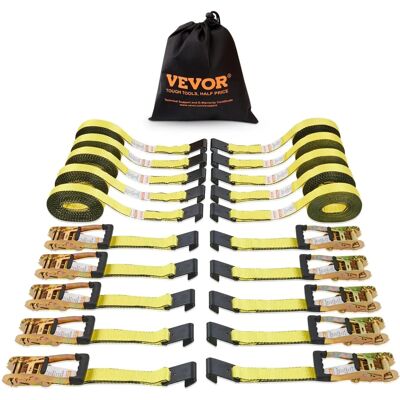 Vevor Ratchet Tie Down Straps - Heavy Duty, 10 Pack, 10000 lb Vevor Ratchet Tie Down Straps - Heavy Duty, 10 Pack, 10000 lb