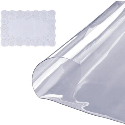 Vevor Transparenter runder Tischdecken-Schutz - 48 Zoll - Tisch, Schreibtisch, Esszimmer Vevor Transparenter runder Tischdecken-Schutz - 48 Zoll - Tisch, Schreibtisch, Esszimmer