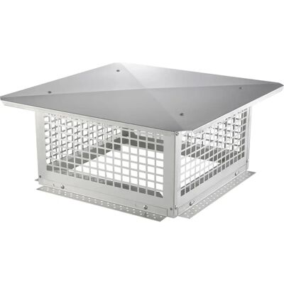 Vevor Rozsdamentes Acél Kéményfedél - 17x17 hüvelyk - Kéményfedél - Szélálló Vevor Rozsdamentes Acél Kéményfedél - 17x17 hüvelyk - Kéményfedél - Szélálló