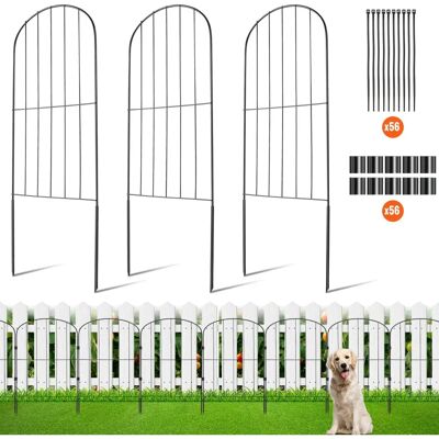 Vevor Garden Fence - No Dig 24''H x 13''L - 28 Pack Vevor Garden Fence - No Dig 24''H x 13''L - 28 Pack