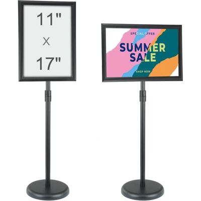 Vevor Standfuß für Signale - Verstellbarer Plakatständer 11 x 17 Zoll Vevor Standfuß für Signale - Verstellbarer Plakatständer 11 x 17 Zoll