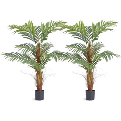 Arbre Palmier Artificiel Vevor 2 x 4 FT - Plante Factice Réaliste - Publicité Arbre Palmier Artificiel Vevor 2 x 4 FT - Plante Factice Réaliste - Publicité