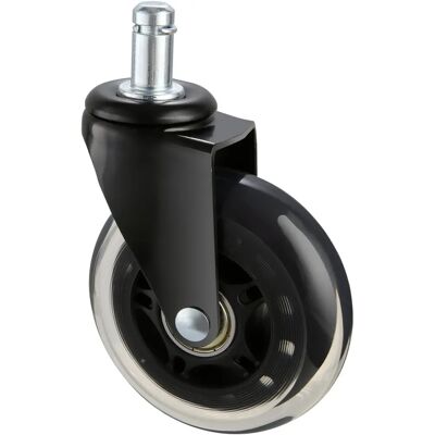 VEVOR Bürostuhl Rollen 5er Set 76,2mm Ersatz Hartbodenrollen Polyurethan Drehstuhlrollen 59kg Tragfähigkeit VEVOR Bürostuhl Rollen 5er Set 76,2mm Ersatz Hartbodenrollen Polyurethan Drehstuhlrollen 59kg Tragfähigkeit