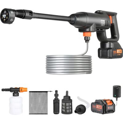 Vevor Lavadora de Alta Presión Inalámbrica - 580 PSI Limpiador Portátil - Limpieza del Hogar y Piso Vevor Lavadora de Alta Presión Inalámbrica - 580 PSI Limpiador Portátil - Limpieza del Hogar y Piso