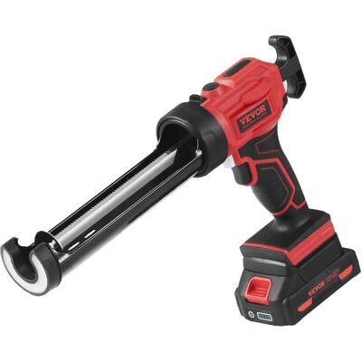 Pistolet à calfeutrer sans fil VEVOR - 20V, 300ml, 4 vitesses - Publicité Pistolet à calfeutrer sans fil VEVOR - 20V, 300ml, 4 vitesses - Publicité