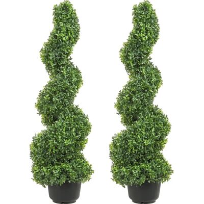 Topiario artificiale Vevor spirale 91cm pianta decorativa Topiario artificiale Vevor spirale 91cm pianta decorativa