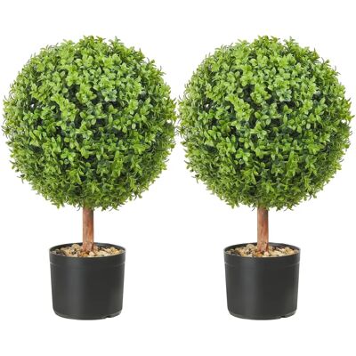 Vevor Künstliche Buchsbaumkugel 40,6cm Garten Deko - Kunsttopiaries Vevor Künstliche Buchsbaumkugel 40,6cm Garten Deko - Kunsttopiaries