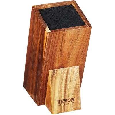 Support à Couteaux Universel Vevor - Bois d'Acacia, Gain de Place - Publicité Support à Couteaux Universel Vevor - Bois d'Acacia, Gain de Place - Publicité