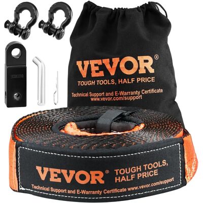 VEVOR Noodwinch Herstelkit - 3 inch 30' 30000 lbs - Voertuigreddingsuitrusting VEVOR Noodwinch Herstelkit - 3 inch 30' 30000 lbs - Voertuigreddingsuitrusting