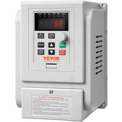 Vevor BPDSQ3HP0000FEVFCV7 - VFD Triphasé 2.2KW 10A 3HP - Contrôle de Vitesse du Moteur - Publicité Vevor BPDSQ3HP0000FEVFCV7 - VFD Triphasé 2.2KW 10A 3HP - Contrôle de Vitesse du Moteur - Publicité