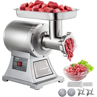 VEVOR 1100W Macinacarne - Acciaio inox, 250kg/h, 193 rpm VEVOR 1100W Macinacarne - Acciaio inox, 250kg/h, 193 rpm