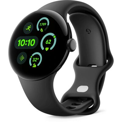 Google Pixel Watch 3 - 41mm 4G Mattamusta kotelo Obsidian Active Band Google Pixel Watch 3 - 41mm 4G Mattamusta kotelo Obsidian Active Band
