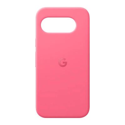 Custodia in silicone rosa per Google Pixel 9a Custodia in silicone rosa per Google Pixel 9a