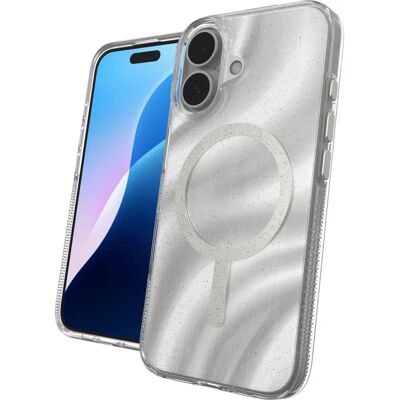 Coque ZAGG Milan Snap pour iPhone 16 Argent - Publicité Coque ZAGG Milan Snap pour iPhone 16 Argent - Publicité