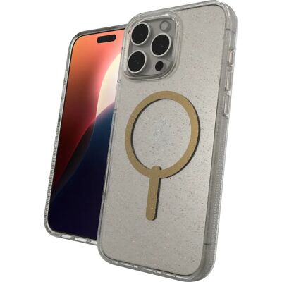 ZAGG iPhone 16 Pro Max Snap Hülle - Gold & Transparent ZAGG iPhone 16 Pro Max Snap Hülle - Gold & Transparent