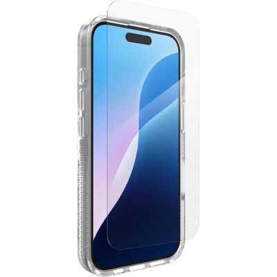 ZAGG 360 Schutz Bundle Handyhülle - iPhone 16 Klare Abdeckung ZAGG 360 Schutz Bundle Handyhülle - iPhone 16 Klare Abdeckung