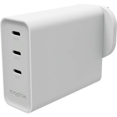 mophie - Speedport 140 - White - 140W - Chargeur mural - Publicité mophie - Speedport 140 - White - 140W - Chargeur mural - Publicité