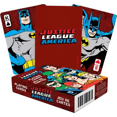 AQUARIUS - DC Comics Retro Justice League - Retro - Justice League - Card Deck AQUARIUS - DC Comics Retro Justice League - Retro - Justice League - Card Deck