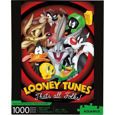 Aquarius Looney Tunes That's All Folks 1000-piece Puzzle - Puzzle Aquarius Looney Tunes That's All Folks 1000-piece Puzzle - Puzzle