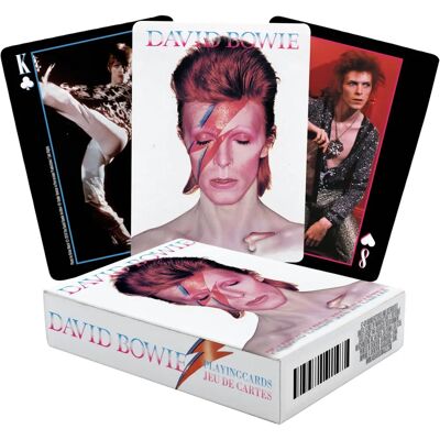 Cartes à jouer Aquarius David Bowie - Licence officielle - 52 images - Publicité Cartes à jouer Aquarius David Bowie - Licence officielle - 52 images - Publicité