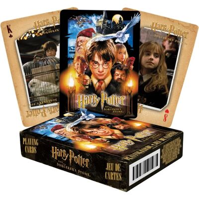 Cartes à Jouer Harry Potter et la Pierre Philosophale - Licence Officielle - Publicité Cartes à Jouer Harry Potter et la Pierre Philosophale - Licence Officielle - Publicité
