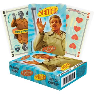 Cartes à jouer Seinfeld Festivus d'Aquarius - 54 Cartes - Publicité Cartes à jouer Seinfeld Festivus d'Aquarius - 54 Cartes - Publicité
