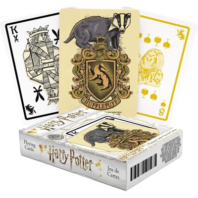 Cartes à jouer Harry Potter Hufflepuff Aquarius - Licence Officielle - Publicité Cartes à jouer Harry Potter Hufflepuff Aquarius - Licence Officielle - Publicité