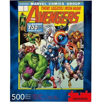 Puzzle Marvel Avengers 500 pièces - Couverture du 100e numéro - Publicité Puzzle Marvel Avengers 500 pièces - Couverture du 100e numéro - Publicité