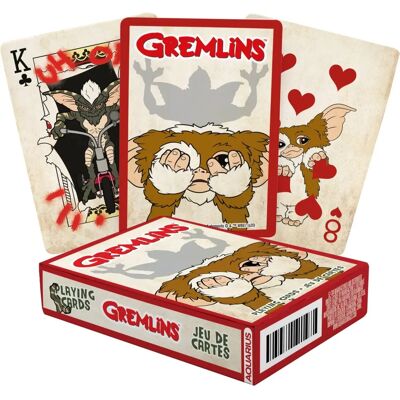 Cartes à jouer Gremlins Aquarius - Licence officielle, Finition en lin de haute qualité - Publicité Cartes à jouer Gremlins Aquarius - Licence officielle, Finition en lin de haute qualité - Publicité
