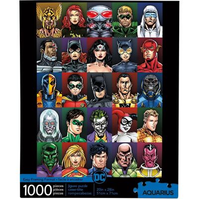 Puzzle Faces di DC Comics Aquarius - 1000 Pezzi Puzzle Faces di DC Comics Aquarius - 1000 Pezzi