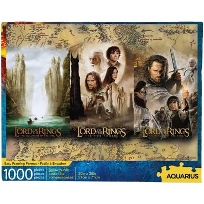 Puzzle Triptyque Le Seigneur des Anneaux 1000 Pièces - Puzzle - Publicité Puzzle Triptyque Le Seigneur des Anneaux 1000 Pièces - Puzzle - Publicité
