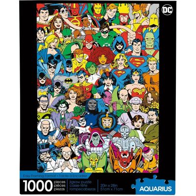 Puzzle DC Comics Retro Cast 1000 elementów - Wielokolorowe Puzzle DC Comics Retro Cast 1000 elementów - Wielokolorowe