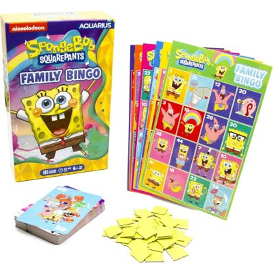 Aquarius SpongeBob Familien-Bingo - Brettspiel Aquarius SpongeBob Familien-Bingo - Brettspiel