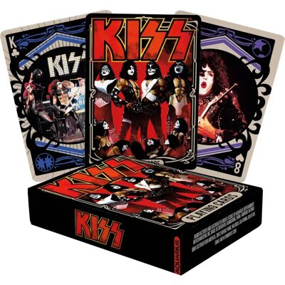 Cartes à Jouer KISS Aquarius - Cadeau Rock Officiel - 54 Cartes - Publicité Cartes à Jouer KISS Aquarius - Cadeau Rock Officiel - 54 Cartes - Publicité