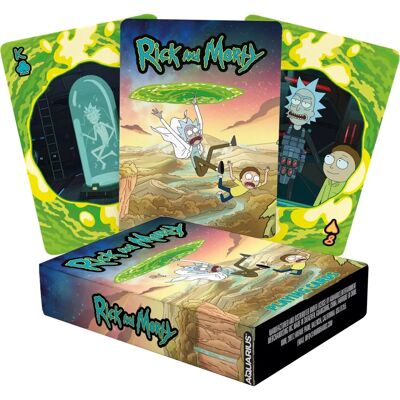 Aquarius Rick and Morty Mehrfarbige Spielkarten - Kartenspiel Aquarius Rick and Morty Mehrfarbige Spielkarten - Kartenspiel