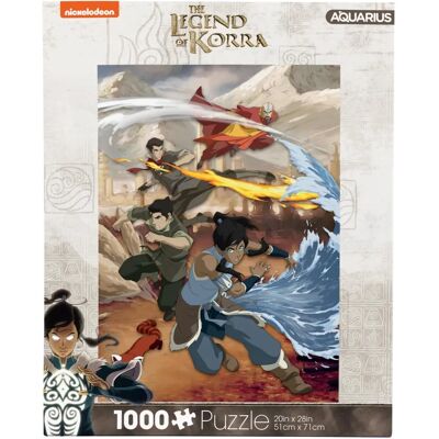 Puzzle Aquarius Korra - 1000 pcs - La Légende de Korra - Publicité Puzzle Aquarius Korra - 1000 pcs - La Légende de Korra - Publicité