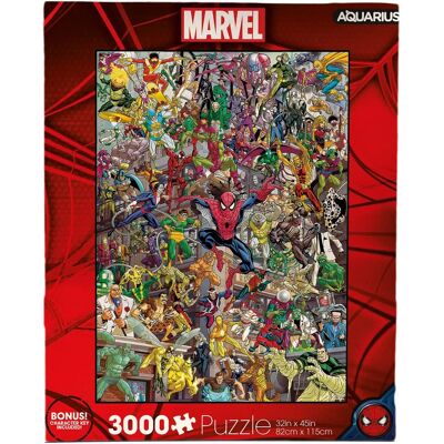 Puzzle de Villains de Spider-Man Marvel 3000 Pièces - Publicité Puzzle de Villains de Spider-Man Marvel 3000 Pièces - Publicité
