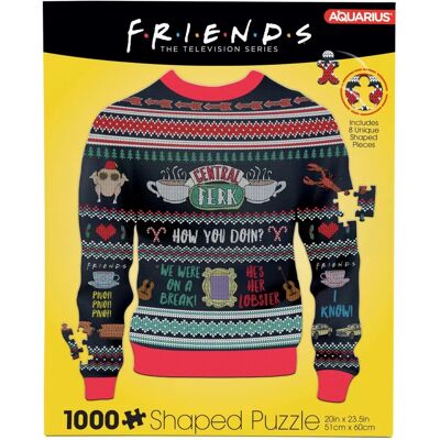 Puzzle de Pull Moche Friends Aquarius 1000 Pièces - Publicité Puzzle de Pull Moche Friends Aquarius 1000 Pièces - Publicité