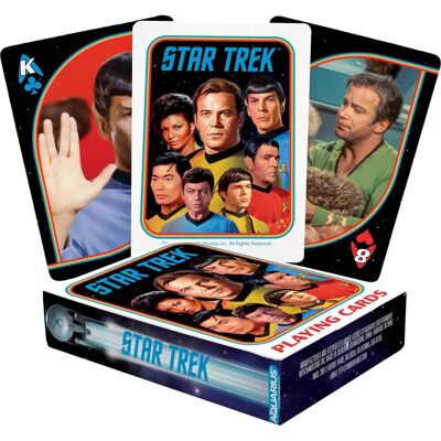 Jeu de Cartes Star Trek Original Series Aquarius - Officiel et Durable - Publicité Jeu de Cartes Star Trek Original Series Aquarius - Officiel et Durable - Publicité