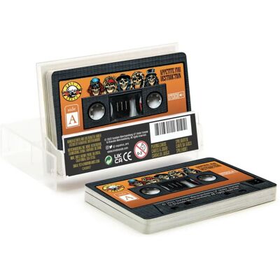 Guns N' Roses Kassette Spielkarten-Set - Offiziell 54 Karten - Retro Design Guns N' Roses Kassette Spielkarten-Set - Offiziell 54 Karten - Retro Design