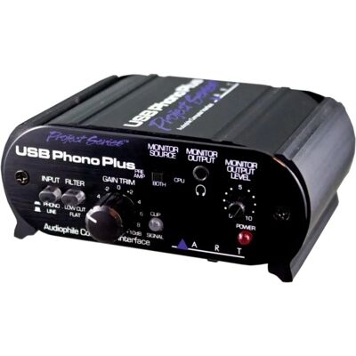ART USB Phono Plus - Project Series Phono Preamp with USB Output ART USB Phono Plus - Project Series Phono Preamp with USB Output
